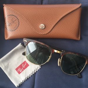 Ray Ban Clubmaster Polarized (tortoise and gold)